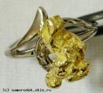 Кольцо с самородками золота 1СК721973 3,5-7гр