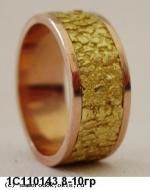 Кольцо с самородками золота 1С110143 8-10гр