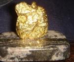 Сувенир, самородок золота 1с410 19 грамм